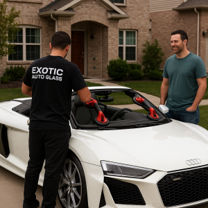 Audi R8 Spider windshield replacements
