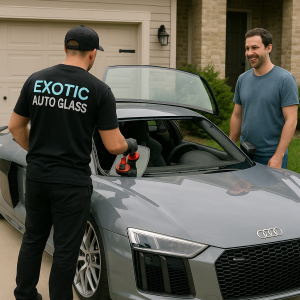 Audi R8 door glass replacements