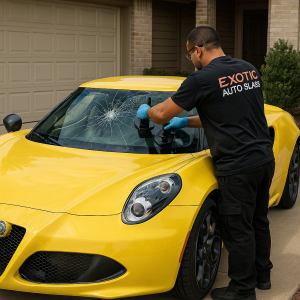 Alfa Romeo 4C windshield replacements,