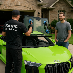 Audi R8 windshield replacements (2017–2024)